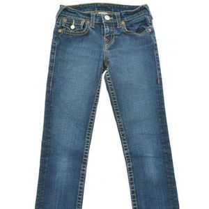 TRUE RELIGION Blue Straight Leg Jeans Size Girls 12